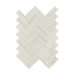 Daltile Elect 9" X 12" Herringbone Mosaic 1" X 3" White