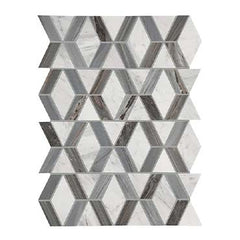 Daltile Perfit Mosaix 18" X RL" Mosaic Ashen Palissandro & Carrara Wh / Hinge