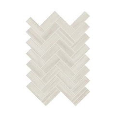 Daltile Prime 9" X 12" Herringbone Mosaic 1" X 3" White