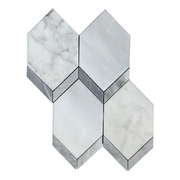 Emser Intrigue 11"x14" Picket Mosaic Marble