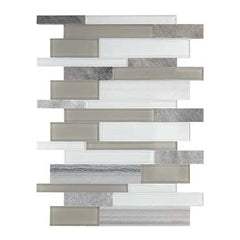Daltile Perfit Mosaix 18" X RL" Mosaic Marmara & Glass / Random Linear
