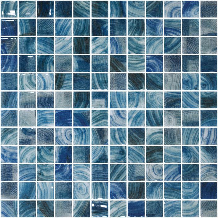 Emser Waterlace 12"x12" Mosaic 1"x1" Polished Suva