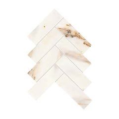 Daltile Gamma 10" X 15" Herringbone Mosaic 2" X 6" Bella