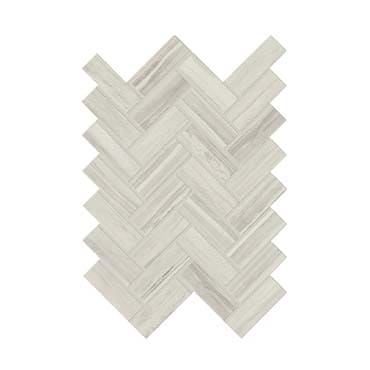 Daltile Prime 9" X 12" Herringbone Mosaic 1" X 3" Grey