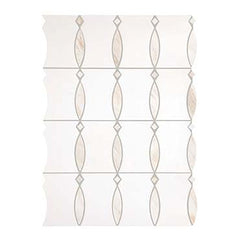 Daltile Perfit Mosaix 18" X RL" Mosaic Namaste & Thassos / Bannister