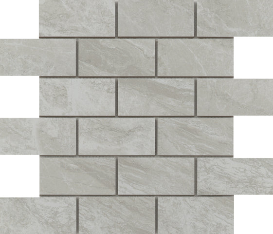 Emser Reserva 12" X 12" OFFset Mosaic 2" X 4" Manu