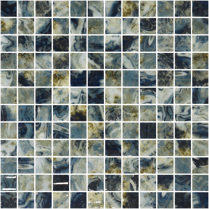 Emser Waterlace 12"x12" Mosaic 1"x1" Polished Ono