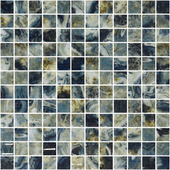 Emser Waterlace 12"x12" Mosaic 1"x1" Polished Ono