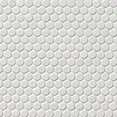 Tile Shop Penny Round 12x12 Mosaic Matte White