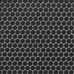 Tile Shop Penny Round 12x12 Mosaic Matte Black