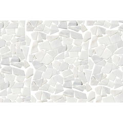 Tile Shop Hampton 12" x 12" Carrara Tumb Cobble White/Gray