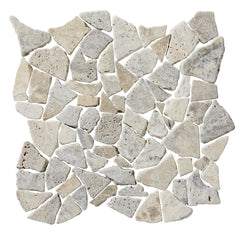 Tile Shop Claros 12" x 12" Tumbled Cobble Gray