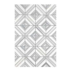 Daltile Perfit Mosaix 18" X RL" Mosaic Grey Palissandro & Thassos / Maze