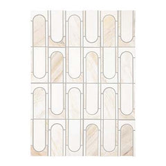 Daltile Perfit Mosaix 18" X RL" Mosaic Namaste & Thassos / Capsule