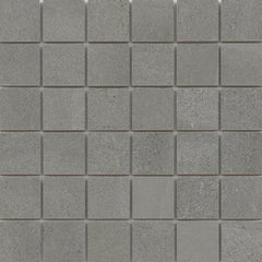 Emser Porto II 12"x12" Mosaic 2"x2" Matte Charcoal