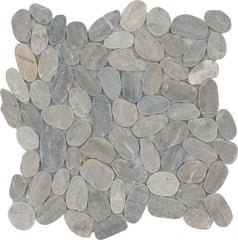 Emser Flat Venetian 12"x12" Mosaic 2"x2" Silver