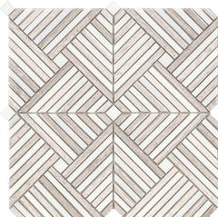 Emser Alluro 12"x12" Mini Palace Cream