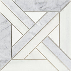 Emser Alluro 9"x9" Mini Castle Silver