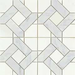 Emser Alluro 12"x12" Mini Manor Silver