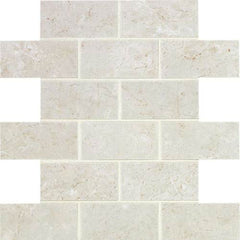 Daltile Florentine 2" X 4" Brick Joint Mosaic Argento