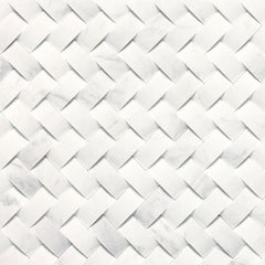 Daltile Stone A LA Mod 12" X 12" Basketweave Contempo White