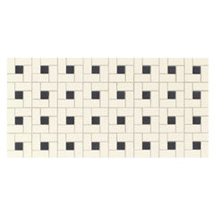 Daltile Keystones 12" X 24" Pattern 1" X 2" Biscuit/Black Dot