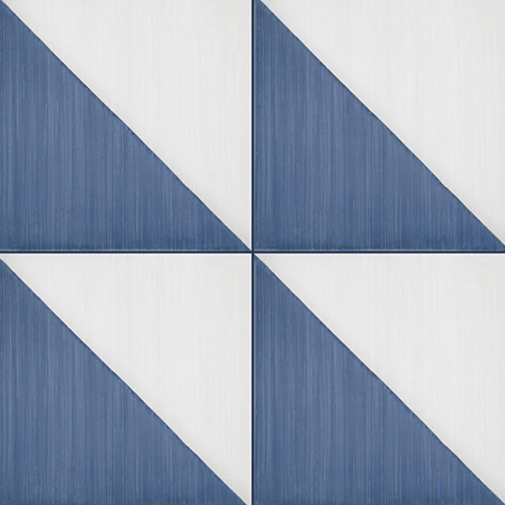 Marazzi Scenario 8" X 8" Blu Triangle