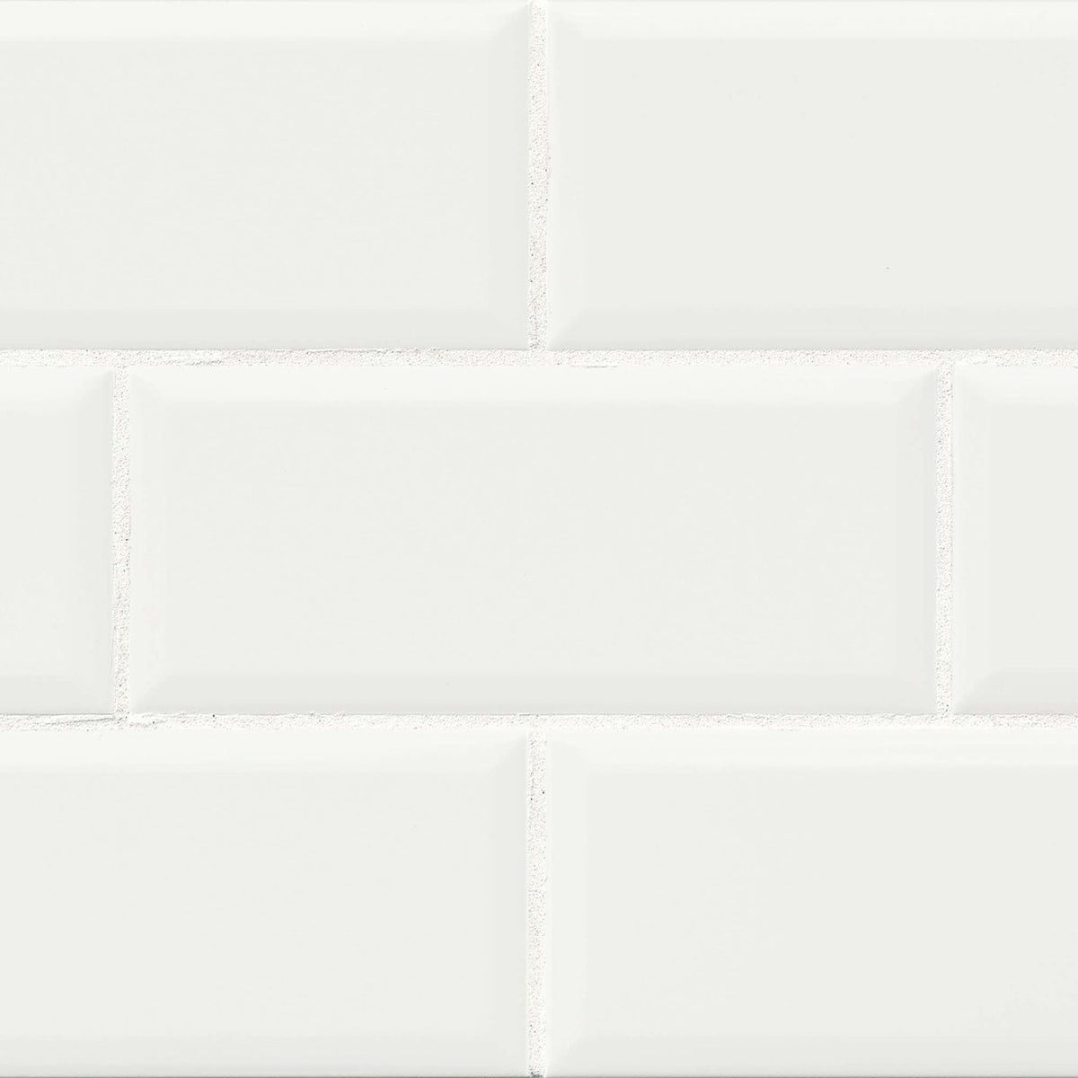 Bedrosians Traditions 4" x 10" Beveled Ice White