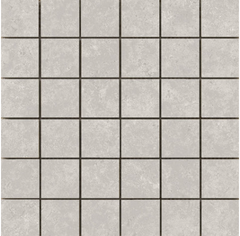 Emser Tesola 12"X12" Mosaic 2"X2" Silver Silver