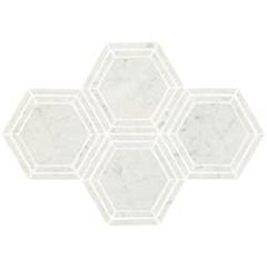 Daltile Marble 6" Hexagon Carrara White