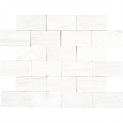 Daltile Marble 3" X 6" Tumbled Contempo White