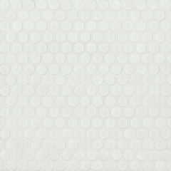 Bedrosians 360 3/4" Penny Rounds Mosaic - Matte 12"x12" White