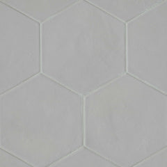 Bedrosians Allora 8.5"x 10" Hexagon Gray