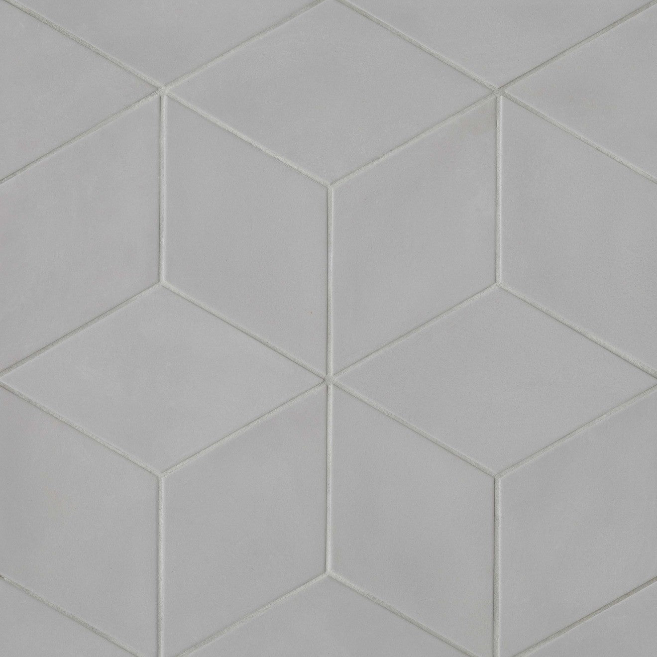 Bedrosians Allora 7.5" x 12.75" Rhomboid Gray