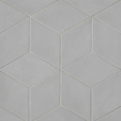 Bedrosians Allora 7.5" x 12.75" Rhomboid Gray