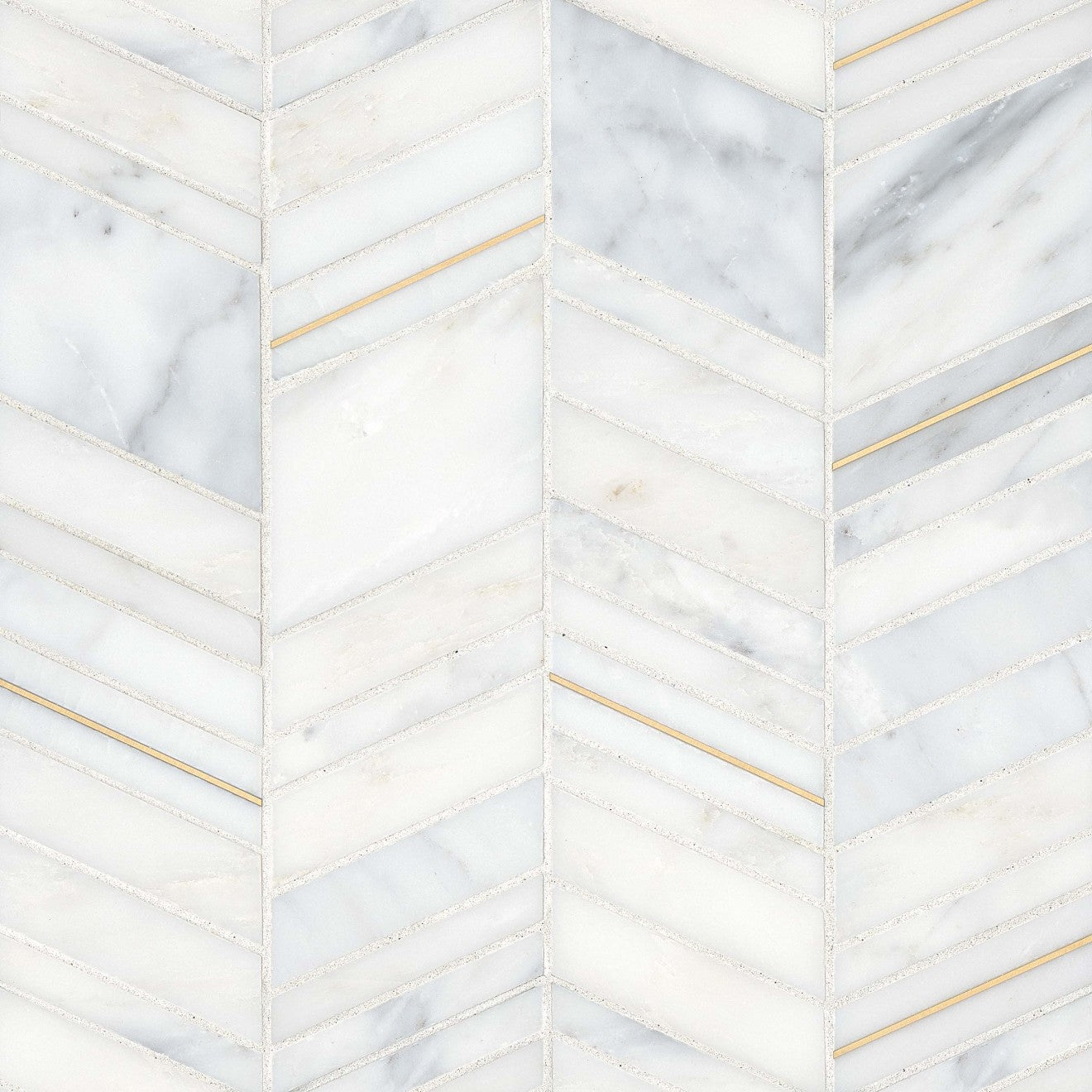 Bedrosians Ferrara 10.75" x 12" with Brass Bianco