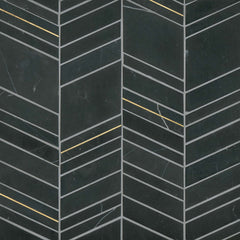 Bedrosians Ferrara 10.75" x 12" with Brass Nero