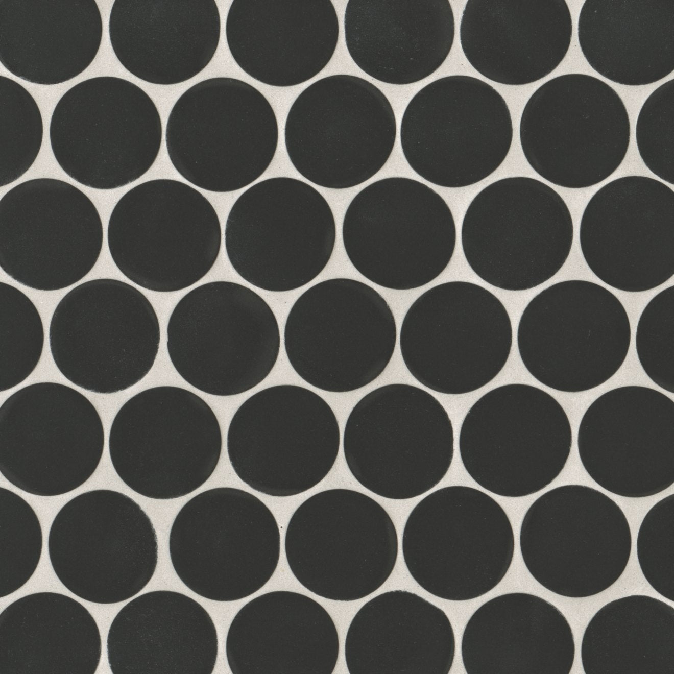 Bedrosians Makoto 10" x 10" Round Matte Kuroi Black