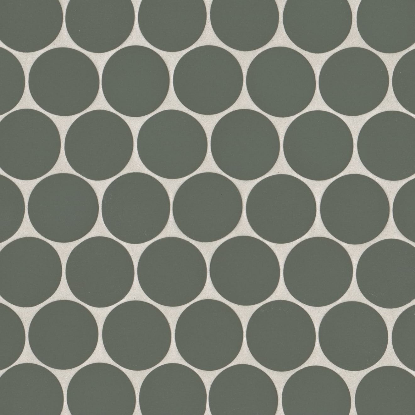 Bedrosians Makoto 10" x 10" Round Matte Midori Green