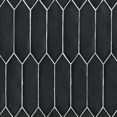 Bedrosians Reine 3" x 12" Matte Black Sea