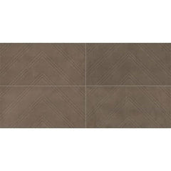 Daltile Chord 12" X 24" Deco Baritone Brown