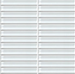 Daltile Color Wave 1" X 1" Mosaic Feather White
