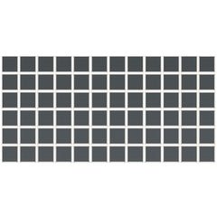 Daltile Color Wheel Mosaic 2" X 2" Straight Joint Glossy Chalkboard