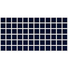 Daltile Color Wheel Mosaic 2" X 2" Straight Joint Glossy Navy
