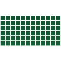 Daltile Color Wheel Mosaic 2" X 2" Straight Joint Glossy Emerald