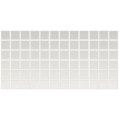 Daltile Color Wheel Mosaic 2" X 2" Straight Joint Glossy Arctic White