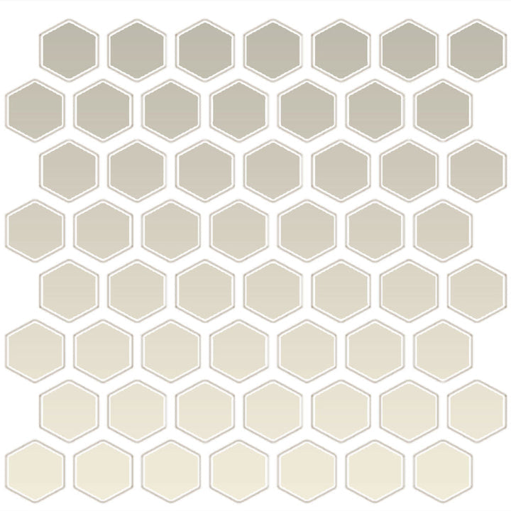 Daltile Color Wheel Mosaic 12" X 14" Hexagon Matte Matte Biscuit