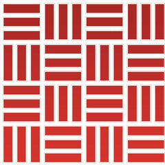 Daltile Color Wheel Mosaic 1" X 3" Lattice Weave Glossy Currant