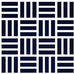 Daltile Color Wheel Mosaic 1" X 3" Lattice Weave Glossy Navy