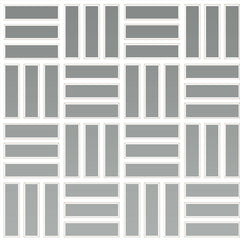 Daltile Color Wheel Mosaic 1" X 3" Lattice Weave Glossy Desert Gray